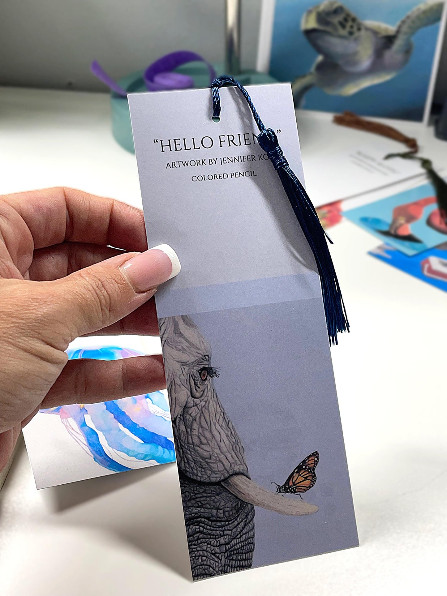 Bookmark - 'HELLO FRIEND'